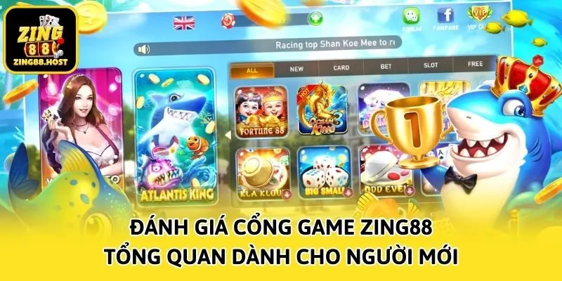 Đánh giá cổng game Zing88 tổng quan dành cho người mới